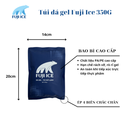 Túi đá gel  Fuji Ice 350g - Đá Gel - Đá Khô Fuji Ice - Công Ty TNHH Kỹ Nghệ Lạnh Sài Gòn